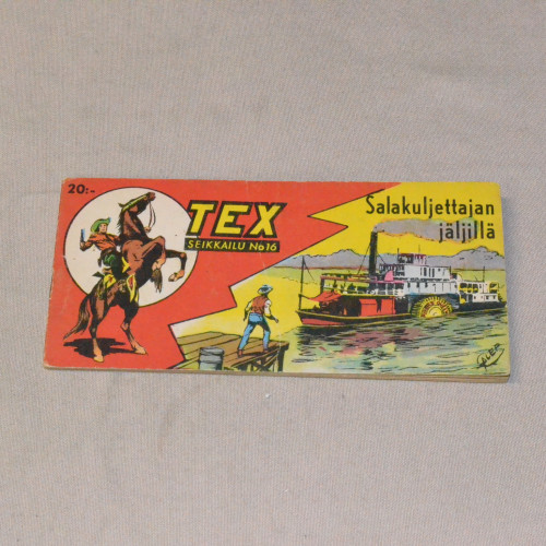 Tex liuska 16 - 1953 Salakuljettajan jäljillä (1. vsk)